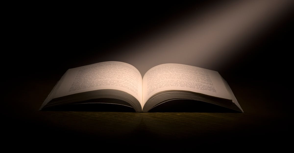 a captivating image of an open book under a dramatic spotlight symbolizing knowledge 2