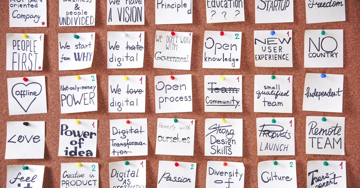 a corkboard with motivational sticky notes ideal for planning and creativity 1