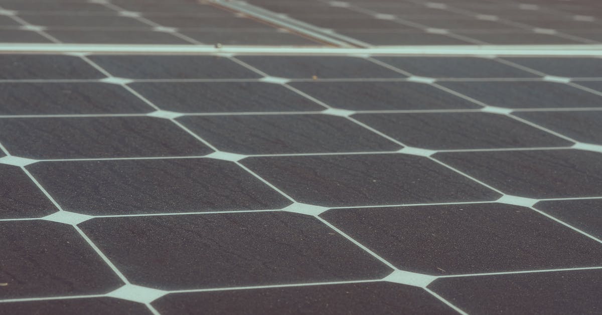 detailed close up of solar panels showcasing renewable energy potential and sustainability