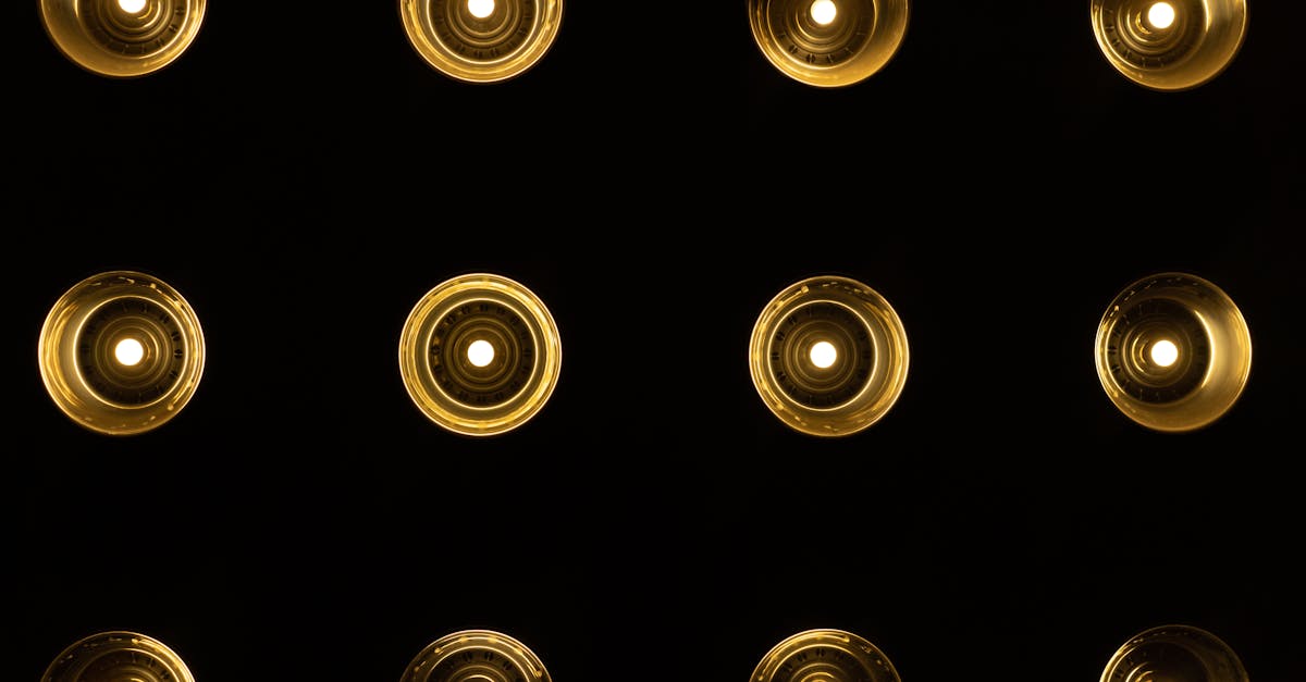 a symmetrical pattern of warm glowing lights set against a dark background showcasing a creative li 1