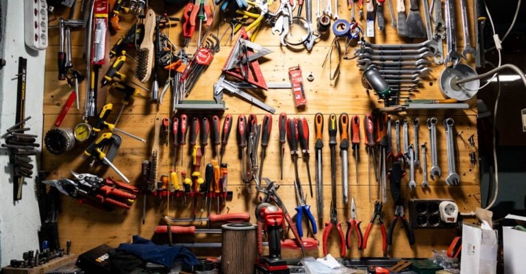 4 Best Pegboard Drill Holders for Battery Storage That Maximize Workshop Space