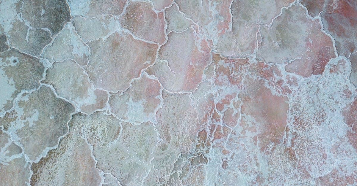 aerial photo showcasing the unique patterns and colors of natural salt ponds 1